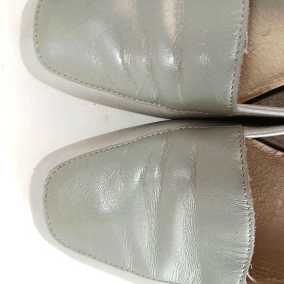 Enzo Angiolini Liberty Leather Flats/ Loafers Women's 8.5 Metallic Silver..... - Picture 6 of 11